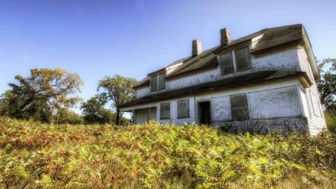 Photo from Main Duck lighthouse cabin