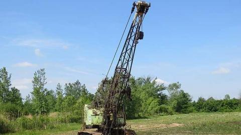 Crane Reclaimed by Nature photo 3