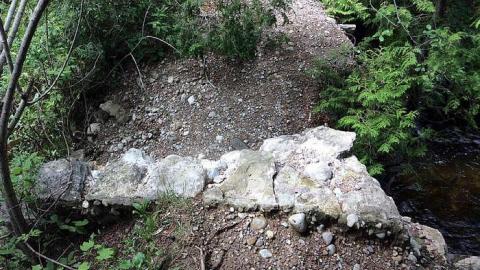 Photo from Bowman creek bridge 