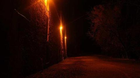 Photo from Goldie mill at night