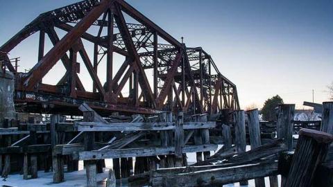 Photo from train bridge