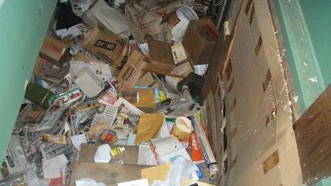 Photo from hoarder house
