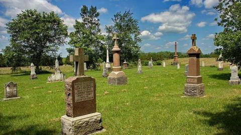 He Is Only Sleeping  - St.Peters-R.C.-pioneer-Cemetery30.jpg