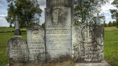 He Is Only Sleeping  - St.Peters-R.C.-pioneer-Cemetery5.jpg
