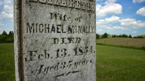He Is Only Sleeping  - St.Peters-R.C.-pioneer-Cemetery11.jpg