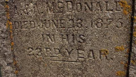 He Is Only Sleeping  - St.Peters-R.C.-pioneer-Cemetery15.jpg