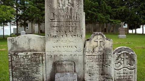 He Is Only Sleeping  - St.Peters-R.C.-pioneer-Cemetery19.jpg