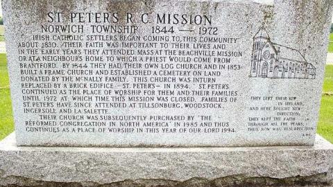 He Is Only Sleeping  - St.Peters-R.C.-pioneer-Cemetery21.jpg