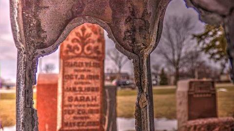 His Record Is On High - Huron-Park-Pioneer-Cemetery13.jpg