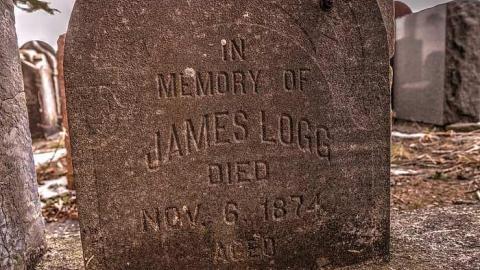 His Record Is On High - Huron-Park-Pioneer-Cemetery18.jpg