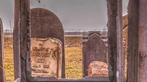 His Record Is On High - Huron-Park-Pioneer-Cemetery39.jpg