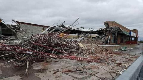 Photo from Exterior During Demo