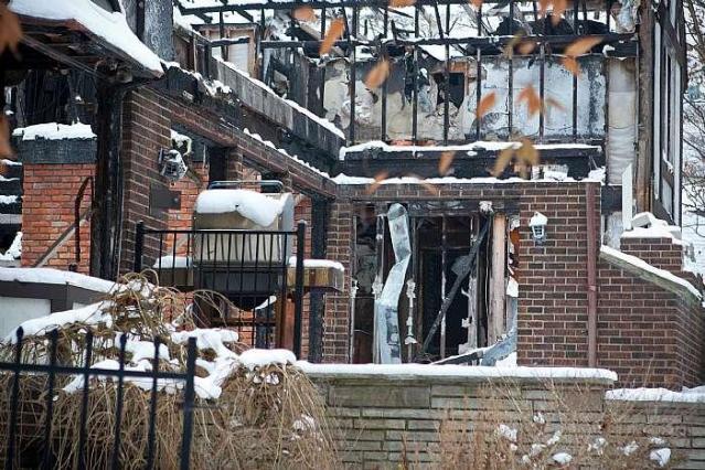 Charred Mansion - London, Ontario