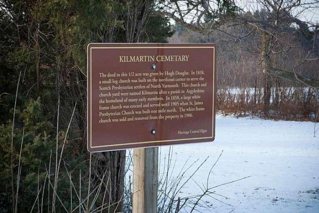 Kilmartin Cemetery - Central Elgin, Ontario