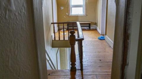 Photo from Yellow farmhouse with mold 