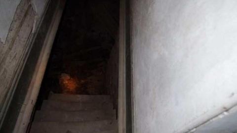 Fenel Rd home interior views - Stair down to crawl space.jpg