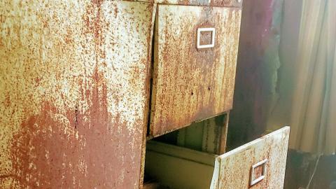 Photo from Behind the Blue Sheet