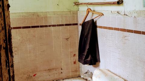 Photo from Behind the Blue Sheet