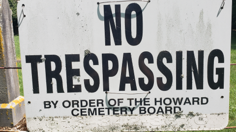 Photo from Howard Cemetery - July 26 2020