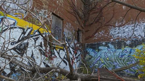 Holmes in HDR - FireEscape01.JPG