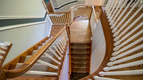 2019 - Abandoned Party Mansion London stairs view.jpg