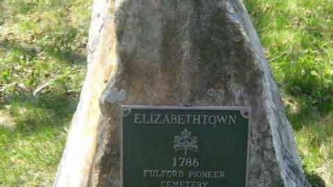 Fulford Pioneer Cemetery - Elizabethtown-Kitley, Ontario