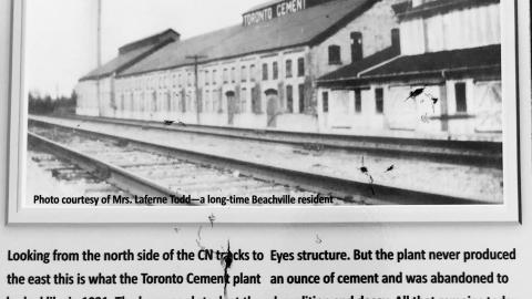 Toronto Cement Company & Railroad Derailment Remains. photo 2