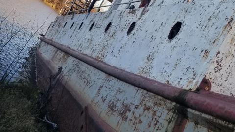 T Gibbens Tug Boat - Iroquois Falls, Ontario