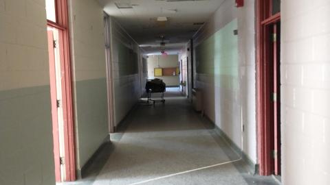 This is the hallway for classes