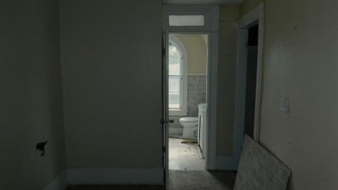 Upstairs hallway, this would have been where the stairs originally came up.