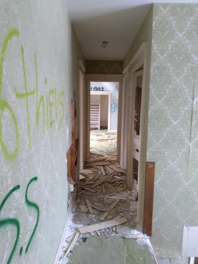 Upstairs hallway.
