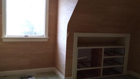 A bedroom in the house