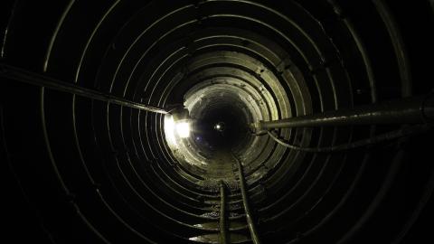 Escape tunnel to surface