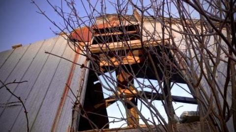Haskill Collapsed Barn. - Port Hope, Ontario