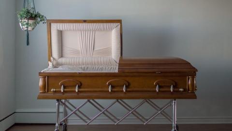 Discovery and 1st Look - May 15, 2017 - wooden-casket-at-abandoned-funeral-home.jpg