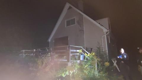 Rear exterior of House 3