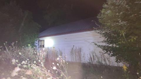 Rear garage of House 3