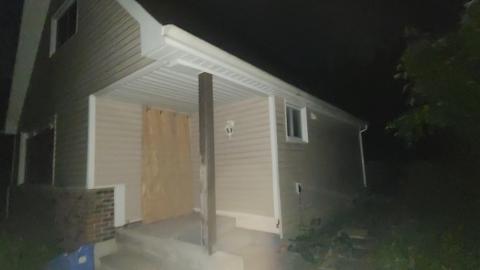 Front right exterior of House 3