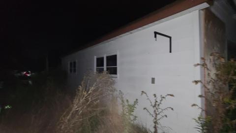 Rear garage of House 5