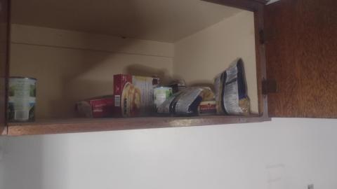 Noodles in cupboard