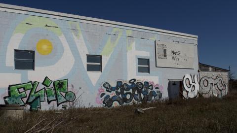 Back of the building.