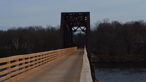 Photo from Morris Island Train Bridge April 2021