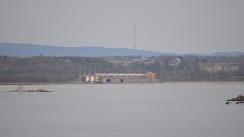 Photo from Morris Island Train Bridge April 2021
