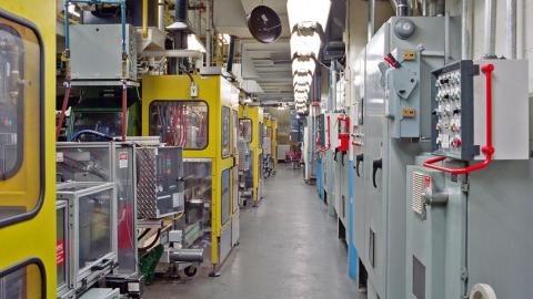 Before It Was Abandoned - Blow Moulding Department, Korex Don Valley plant.jpg