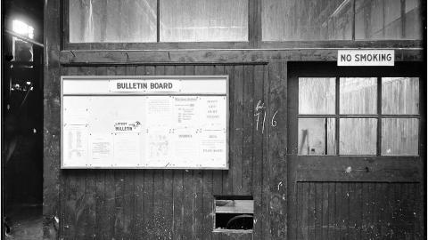 Before It Was Abandoned - Level Brothers Soap. Bulletin Board regarding Safety League.jpg