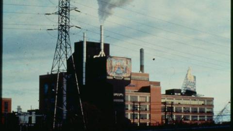 Before It Was Abandoned - Looking south-east to Uniever factory at Don River and Lake Shore Boulevard.jpg