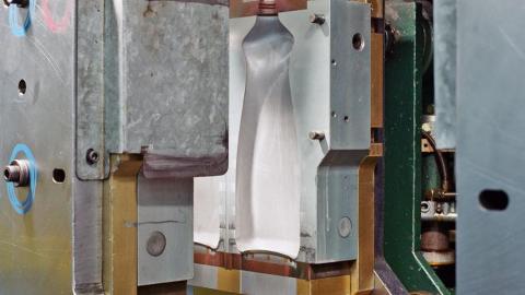 Before It Was Abandoned - Mould for dish liquid bottle, Blow Moulding Department, Korex Don Valley plant.jpg