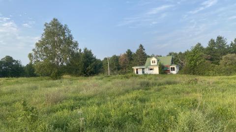 View of house form barn