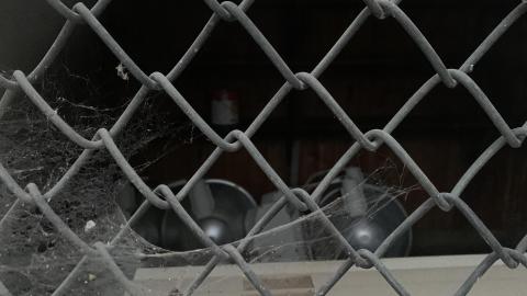 Crappy view of what's inside the Oil House