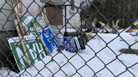 Leftover Election Signs